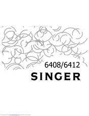 Singer 6412 Instructions Manual