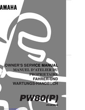 YAMAHA PW80(P) Owner's Service Manual