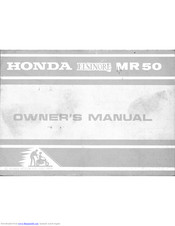 HONDA ELSINORE MR50 Owner's Manual