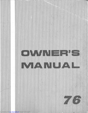 HONDA 1976 TL125 Owner's Manual
