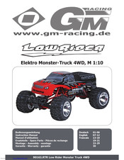 GM-Racing Low Rider Monster Truck 4WD Instruction Manual