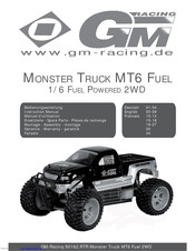 GM-Racing RTR MONSTER TRUCK MT6 FUEL Instruction Manual