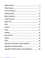 Alcatel OT-E105C User Manual