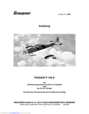 GRAUPNER PIAGGIO P 149 D Instructions Manual