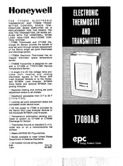Honeywell T7080B Quick Manual