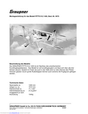 GRAUPNER PITTS S12 Building Instructions