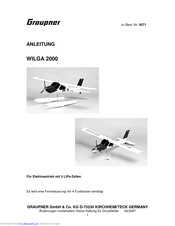 GRAUPNER WILGA 2000 9371 Instructions Manual