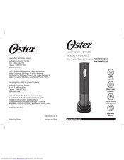 Oster FPSTBW8225 Instruction Manual