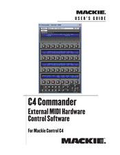 Mackie C4 Commander User Manual