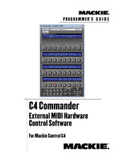 Mackie C4 Commander Programming Manual