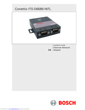 Bosch Conettix ITS-D6686-INTL Installation Manual