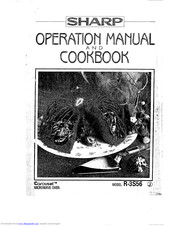 Sharp Carousel R-3S56 Operation Manual With Cookbook
