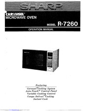 Sharp Carousel R-7260 Operation Manual