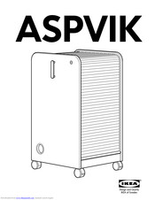 IKEA ASPVIK ROLL FRONT CABINET 18X35