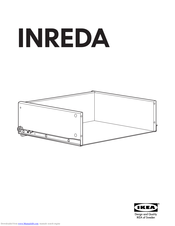 IKEA INREDA FULLY EXTENDING DRAWER 24X19