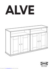 IKEA ALVE CABINET W/ DOORS 59X32