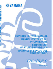 YAMAHA YZ 2002 Series Owner's Service Manual