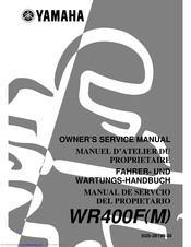 YAMAHA WR400F Owner's Service Manual
