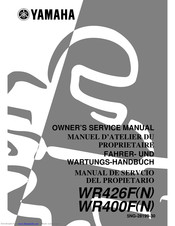 YAMAHA 2001 WR426F Owner's Service Manual