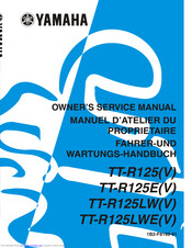 YAMAHA TT-R125LW(V) Owner's Service Manual