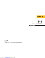 Fluke 985 Getting Started Manual