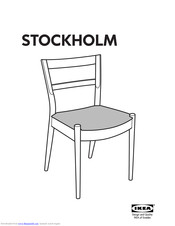 IKEA STOCKHOLM DINING CHAIR Instructions Manual
