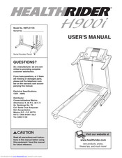 HealthRider H 900i User Manual