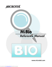 Microtek MiBio Reference Manual