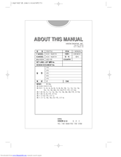DAEWOO KOC-9Q0T7A Owner's Manual
