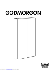 IKEA GODMORGON WASH-STAND W/2 DRWS 39X23