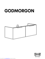 IKEA GODMORGON WASH-STAND W/2 DRWS Instructions Manual