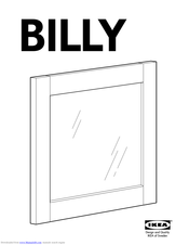 IKEA BILLY Instructions Manual