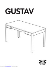 ikea gustav laptop table