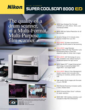 Nikon Super Coolscan 8000 ED Specification