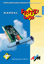 AVM FRITZ!CARD Classic Manual