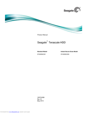 Seagate Terascale ST4000NC001 Product Manual