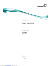 Seagate ST750LX006 Product Manual