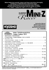 KYOSHO MINI-Z RACER Instruction Manual