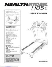 HealthRider HETL79812.0 Manual
