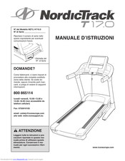 NordicTrack 17.0 Treadmill Manuale D'istruzioni