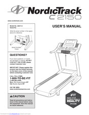 Nordictrack C2150 Treadmill Manuals Manualslib