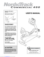 Nordictrack Mercial 400 Manuals Manualslib