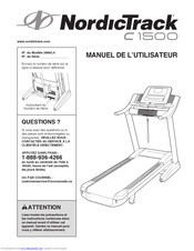 Nordictrack 1500 best sale commercial treadmill manual