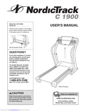 NordicTrack C 1900 User Manual