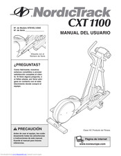 NordicTrack Cxt 1100 Elliptical Manual Del Usuario
