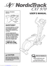NordicTrack CXT 970 User Manual