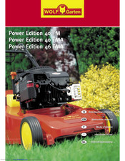 Wolf Garten Power Edition 40 TMA Instruction Manual