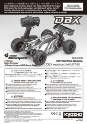 KYOSHO DBX Readyset Instruction Manual