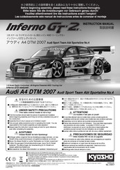 KYOSHO Inferno GT2 ReadySet Instruction Manual