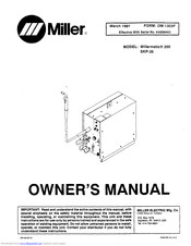 Miller Electric Millermatic 200 SKP-34 Owner's Manual